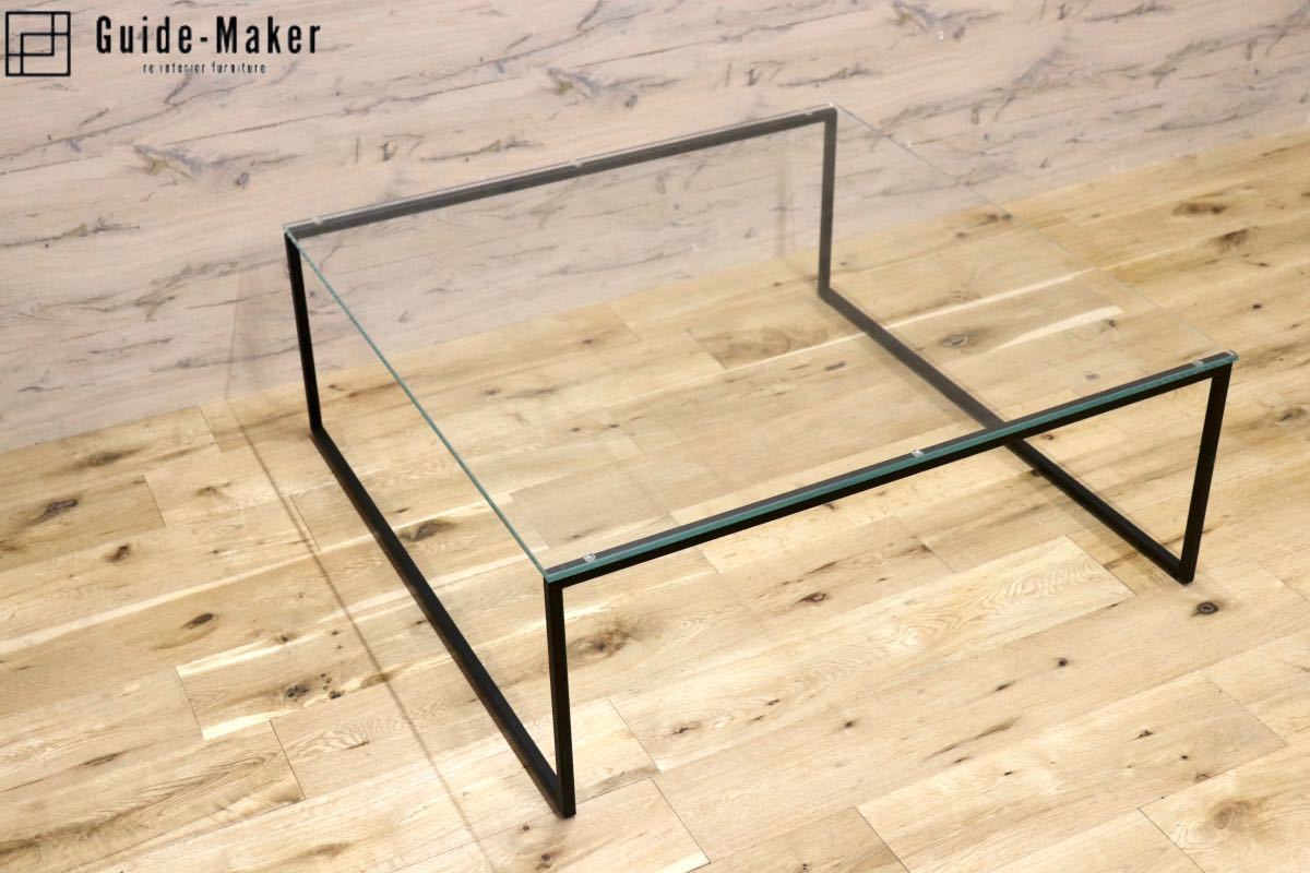 GMFK754○BoConcept / ボーコンセプト Lugo ルーゴ ガラステーブル センターテーブル 北欧 デンマーク 定価約7万