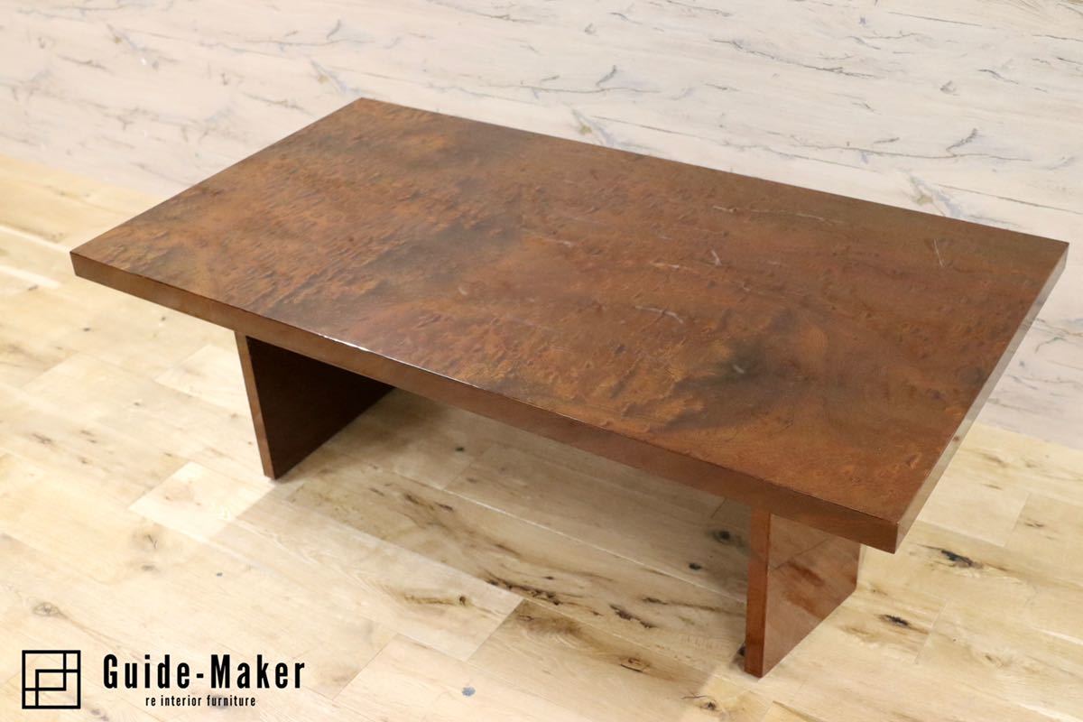 GMFH365○IDC大塚家具 スプレンダー センターテーブル リビングテーブル クラシック マホガニー 希少 高級 家具 美品