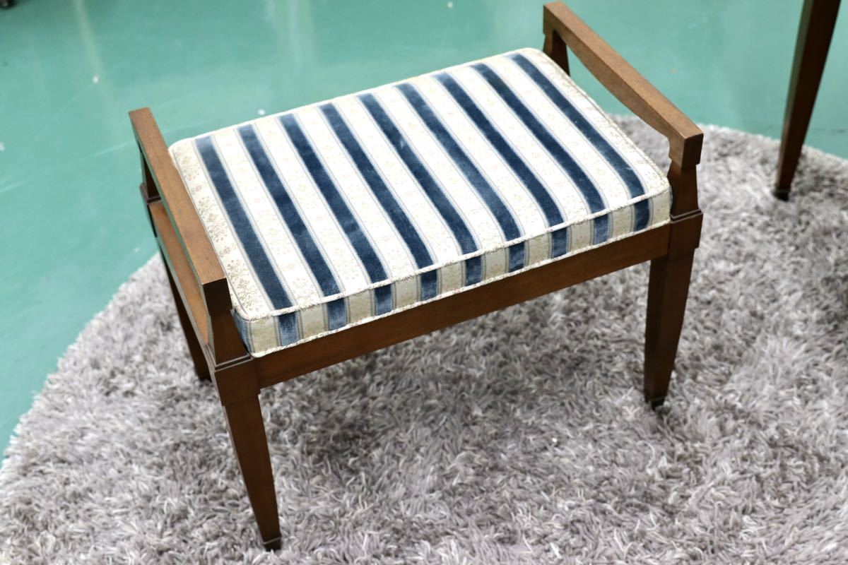 GMFS339○DREXEL HERITAGE / ドレクセルヘリテイジ トライユン 鏡台 ドレッサー&スツール マホガニー クラシック 希少 定価約52万