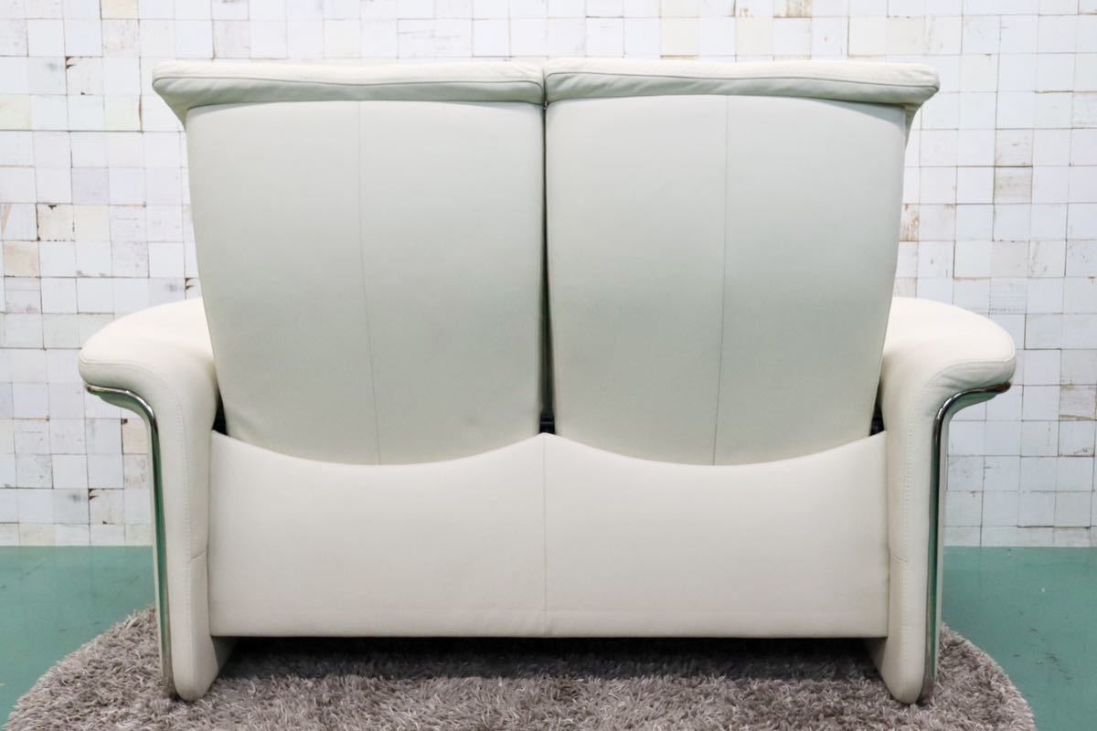 GMFK744○EKORNES / エコーネス レジェンド リクライニングソファ 2人掛けソファ ハイバック 本革 北欧家具 ノルウェー 定価約63万