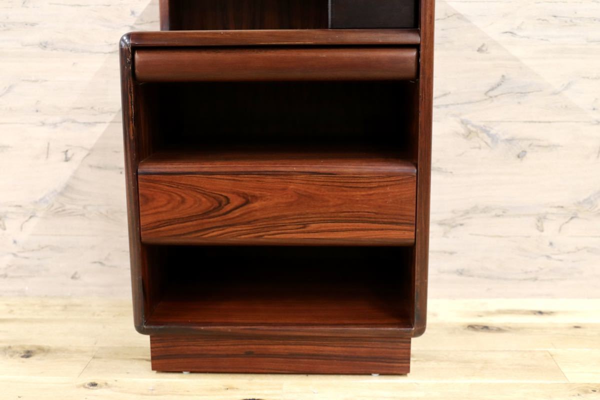 GMFK764A○BROUER コーナーキャビネット サイドキャビネット 北欧 デンマーク 希少 ヴィンテージ ローズウッド材 リビング収納 書斎