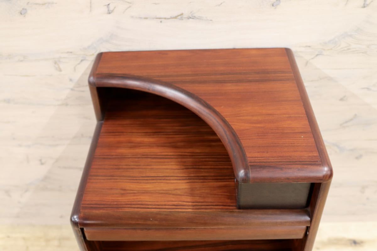 GMFK764A○BROUER コーナーキャビネット サイドキャビネット 北欧 デンマーク 希少 ヴィンテージ ローズウッド材 リビング収納 書斎