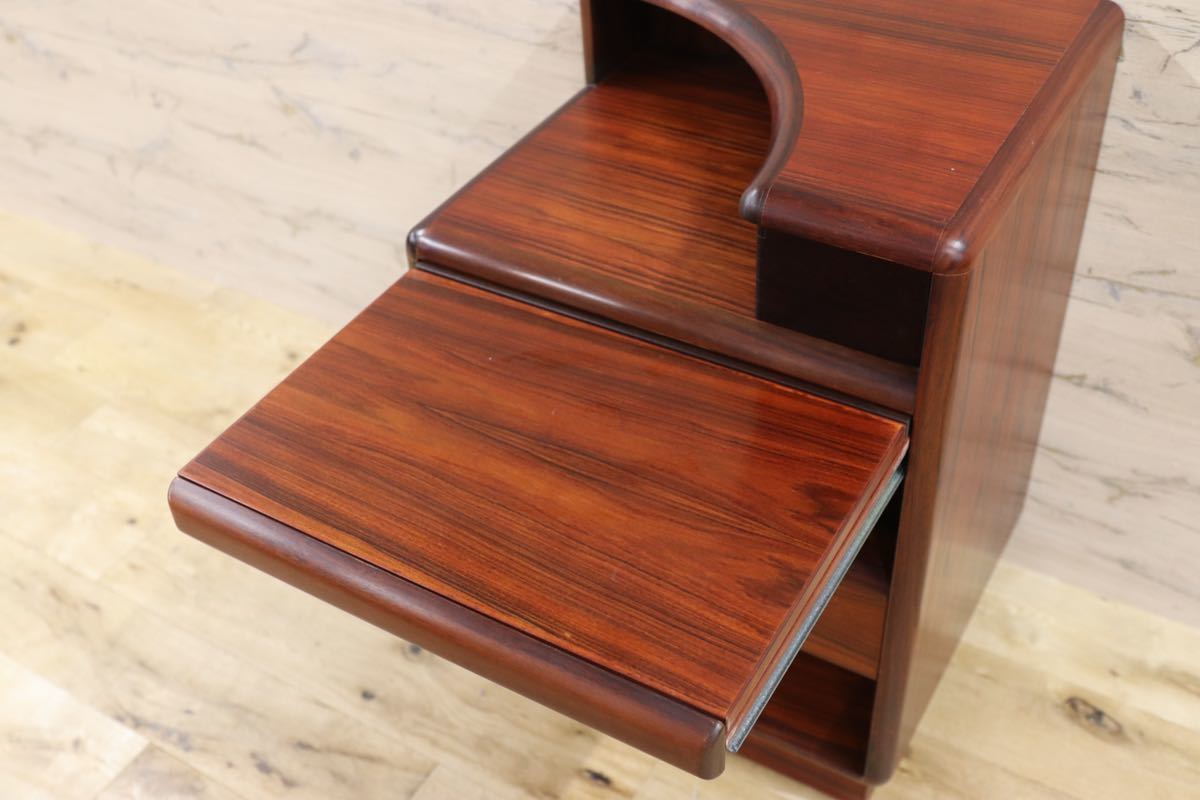 GMFK764A○BROUER コーナーキャビネット サイドキャビネット 北欧 デンマーク 希少 ヴィンテージ ローズウッド材 リビング収納 書斎