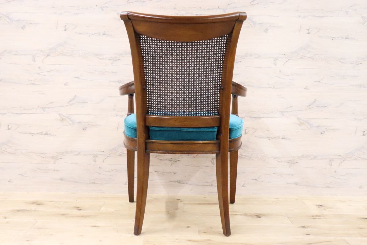 GMFT408○DREXEL HERITAGE / ドレクセルヘリテイジ FRANCESCA フランチェスカ ダイニングチェア アームチェア 椅子 定価約25万 リペア済み