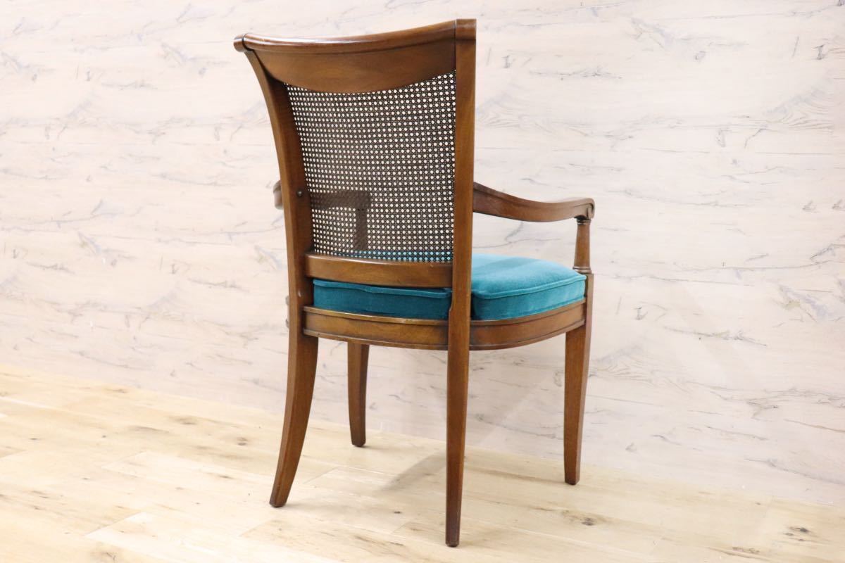 GMFT408○DREXEL HERITAGE / ドレクセルヘリテイジ FRANCESCA フランチェスカ ダイニングチェア アームチェア 椅子 定価約25万 リペア済み