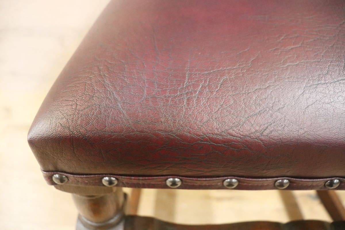 GMFH400○イギリス ヴィンテージ ダイニングチェア アームレスチェア 椅子 クラシカル アンティーク 定価約9.2万 展示品