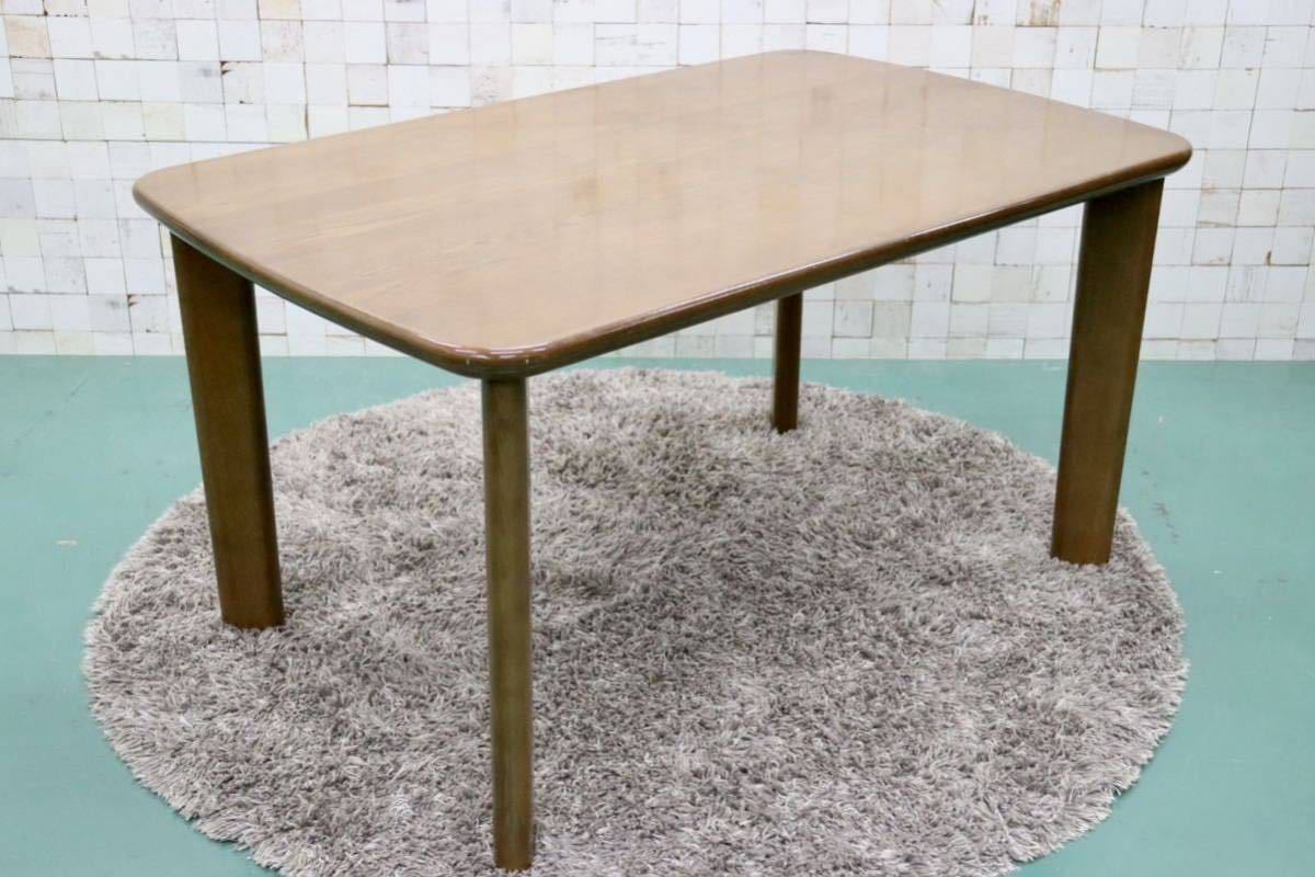 GMFS362○karimoku / カリモク DT8513 ダイニングテーブル 食卓テーブル テーブル 作業台 オーク材 無垢材 国産家具 定価約14万