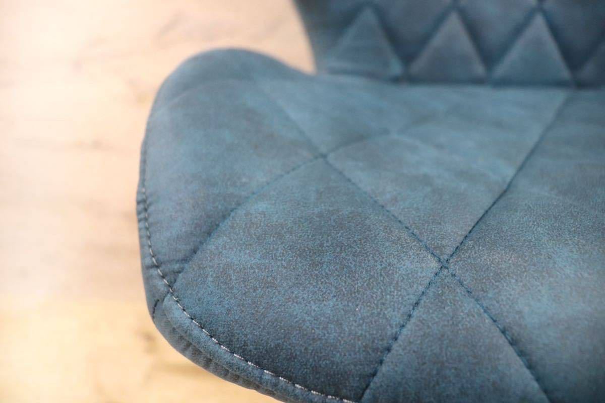 GMFK775C○大川家具 卯月 ダイニングチェア ラグジュアリーチェア 椅子 2脚セット 回転チェア ファブリック 展示品