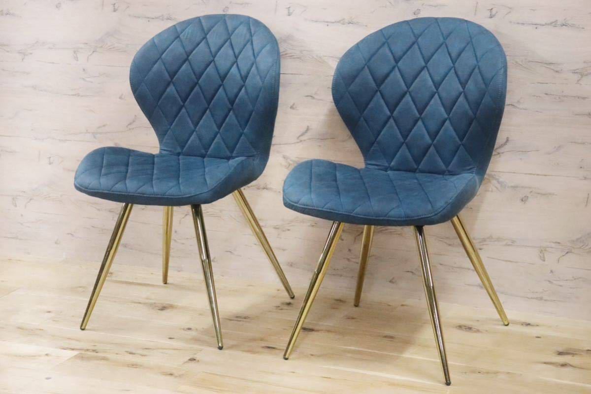 GMFK775C○大川家具 卯月 ダイニングチェア ラグジュアリーチェア 椅子 2脚セット 回転チェア ファブリック 展示品