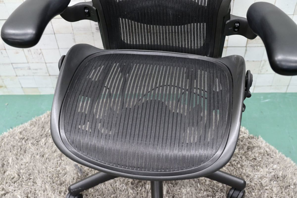 GMFS373○Herman Miller / ハーマンミラー AERON アーロンチェア デスクチェア ポスチャーフィット 書斎椅子 Bサイズ