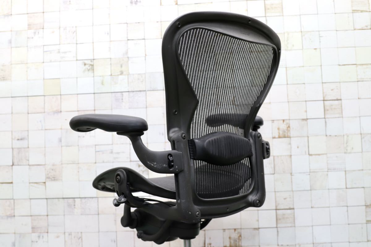 GMFS373○Herman Miller / ハーマンミラー AERON アーロンチェア デスクチェア ポスチャーフィット 書斎椅子 Bサイズ