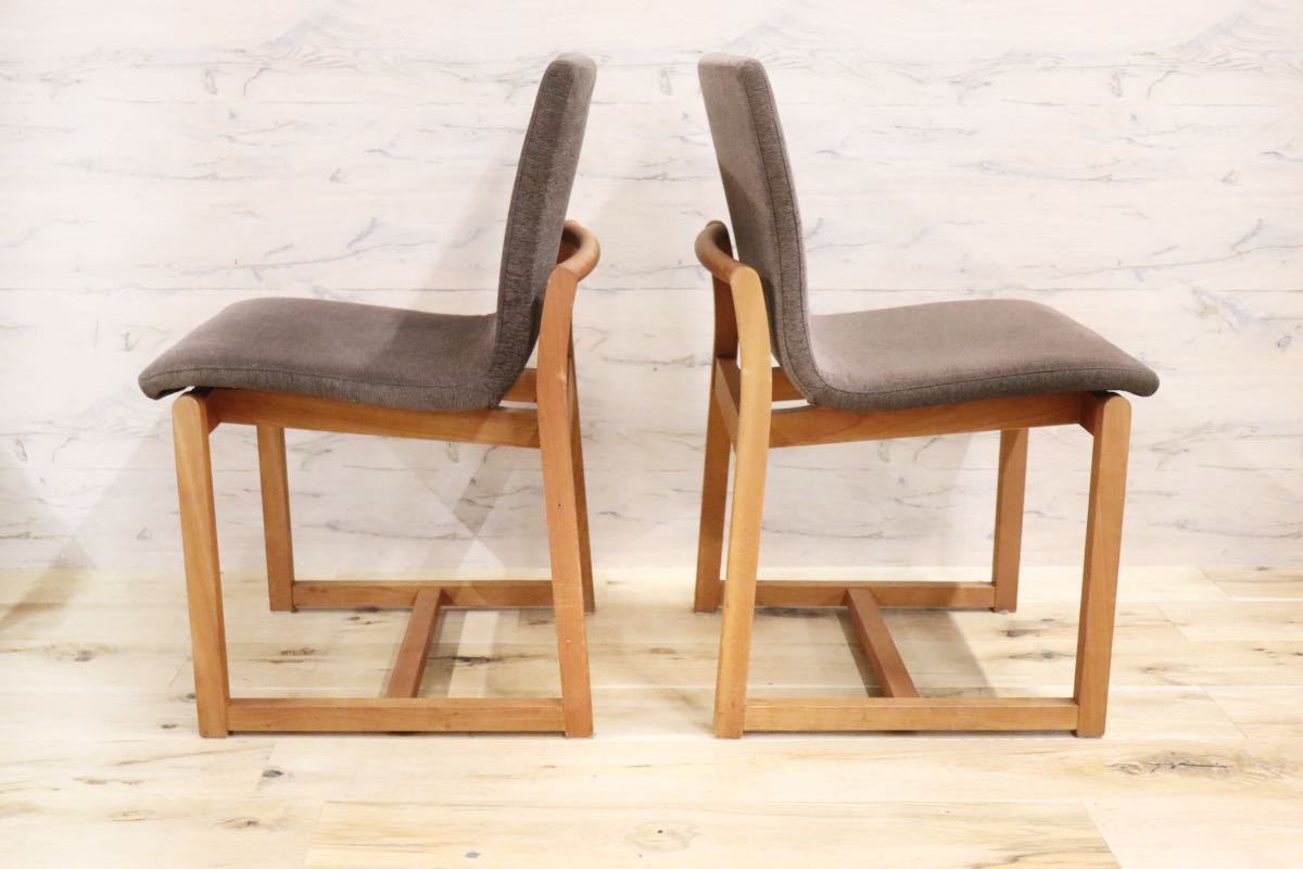 GMFS344A○平田椅子製作所 アネット ダイニングチェア 椅子 2脚セット チェリー材 無垢 北欧スタイル 定価約10万円