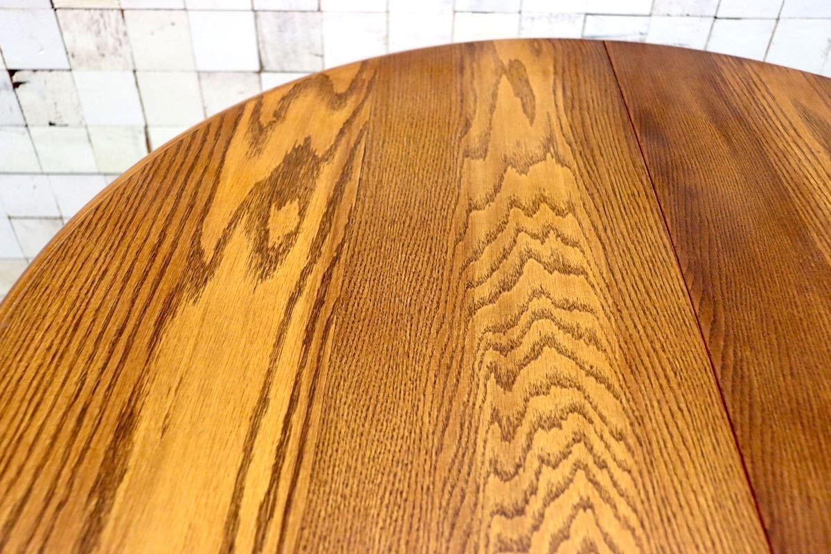 GMFT443○Shin Lee / シンリー ダイニングテーブル ラウンドテーブル 丸テーブル 食卓テーブル レッドオーク材 カントリー IDC大塚家具