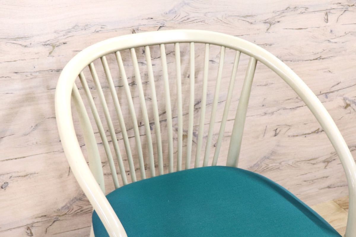 GMFH423B○鳥取家具 ダイニングチェア 椅子 ウィンザーチェア リビングチェア 曲木 アンティーク 昭和レトロ