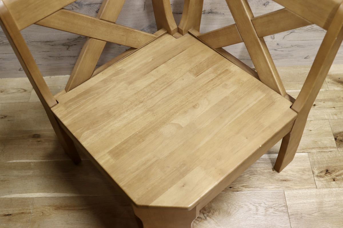 GMFN293○karimoku / カリモク RUSTIC ルスティック コーナーベンチ ダイニングチェア 椅子 ナチュラル 人気廃番