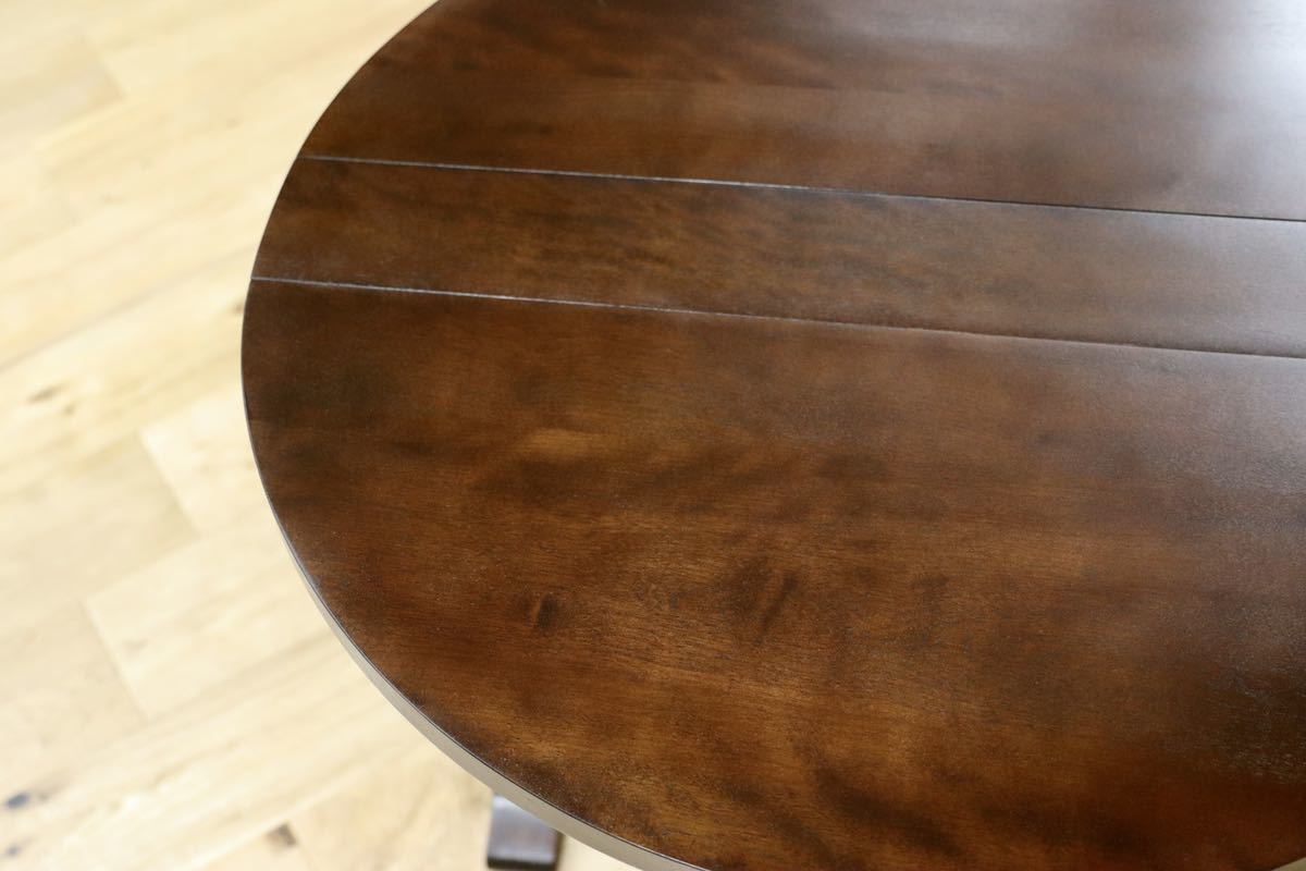 GMFT417○松本民芸家具 M型 バタフライテーブル コーヒーテーブル 花台 飾り台 和家具 レトロ ミズメザクラ 定価約26万 リペア済み 希少