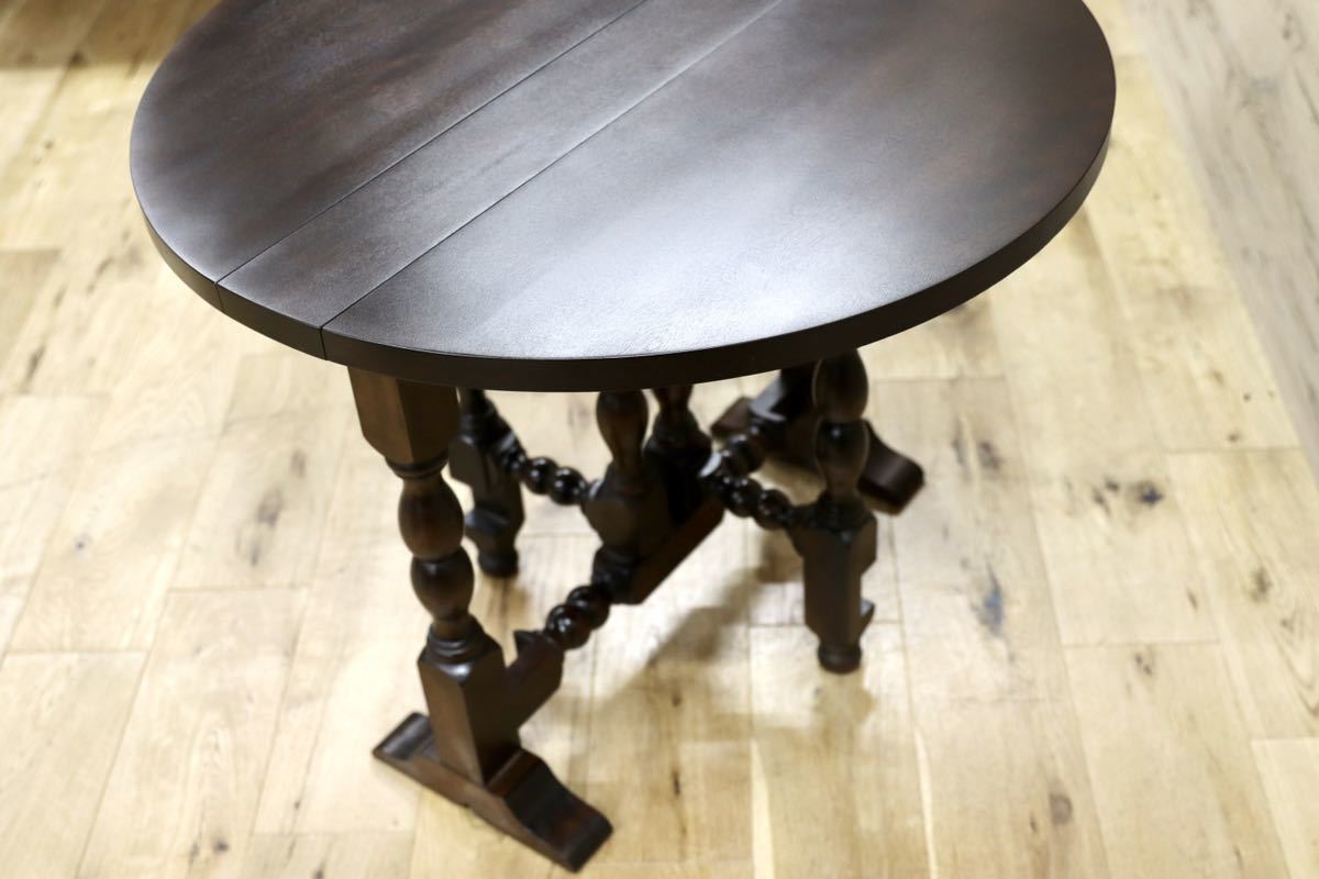 GMFT417○松本民芸家具 M型 バタフライテーブル コーヒーテーブル 花台 飾り台 和家具 レトロ ミズメザクラ 定価約26万 リペア済み 希少