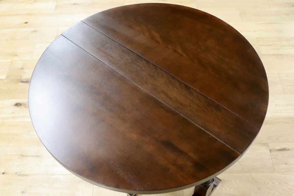 GMFT417○松本民芸家具 M型 バタフライテーブル コーヒーテーブル 花台 飾り台 和家具 レトロ ミズメザクラ 定価約26万 リペア済み 希少