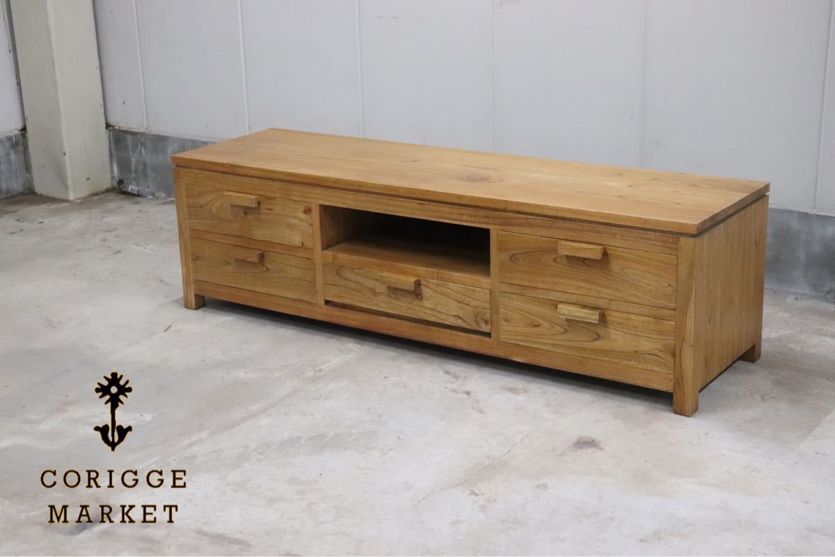 GMCT106B○CORIGGE MARKET / カリッジマーケット TVボード リビングボード サイドボード アジアン 無垢材 収納家具 展示品