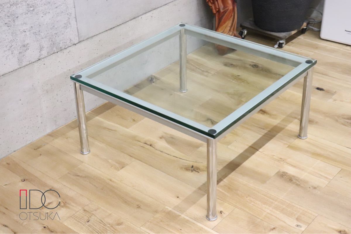 gmck445 ○ IDC大塚家具 ガラス サイドテーブル リビング コーヒー  