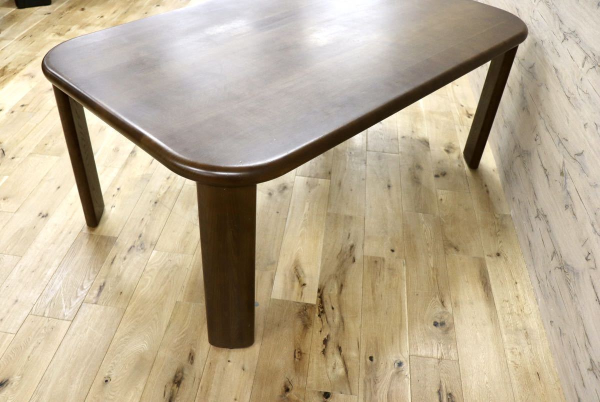 GMFF52○飛騨産業 / HIDA キツツキ ダイニングテーブル 食卓テーブル 作業台 テーブル 机 楢材 無垢 国産家具 アンティーク