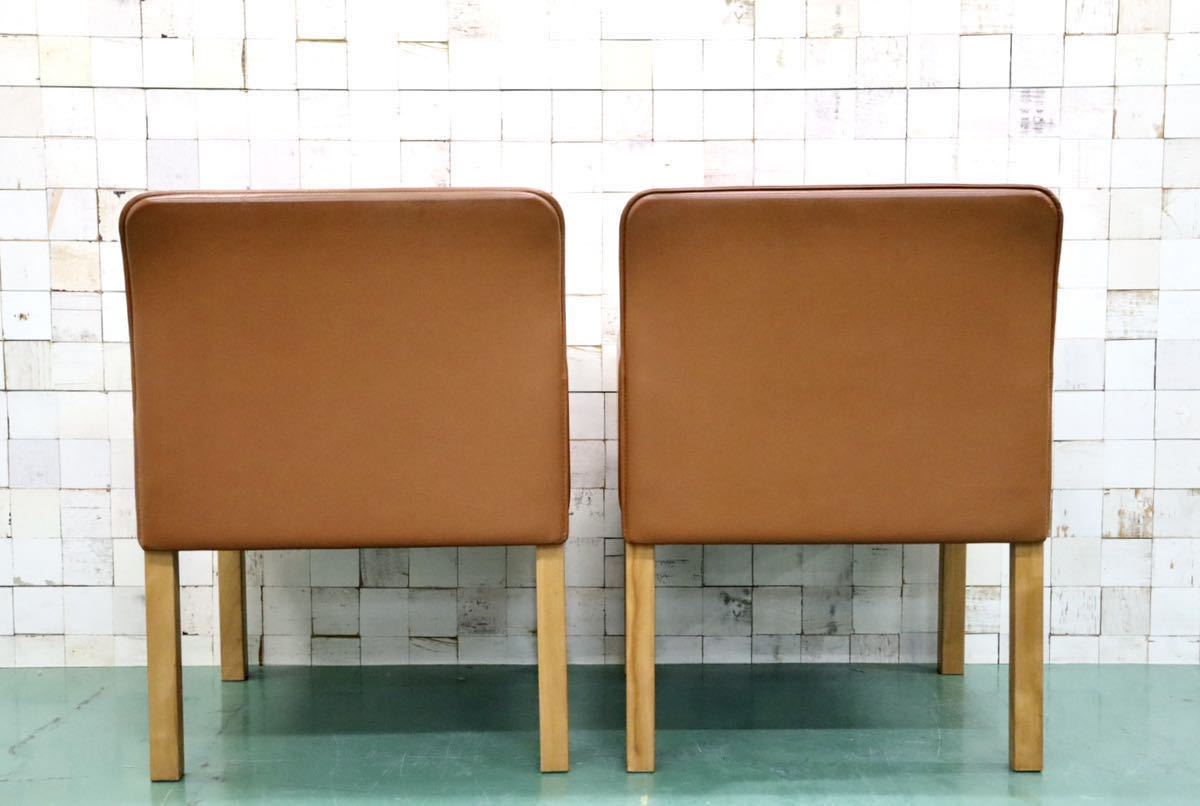 GMFT332B○モリシゲ / MORISHIGE アームチェア 椅子 ダイニングチェア 2脚セット 本革 レザー IDC大塚家具 高級家具 モダン