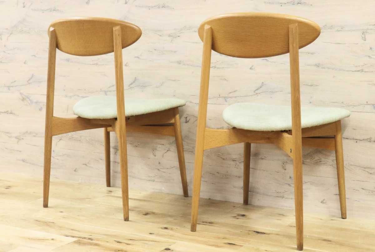 GMFH248O○飛騨産業 / HIDA キツツキ SD220N アームレスチェア ダイニングチェア 食卓椅子 椅子 ホワイトオーク材 チェア 2脚セット