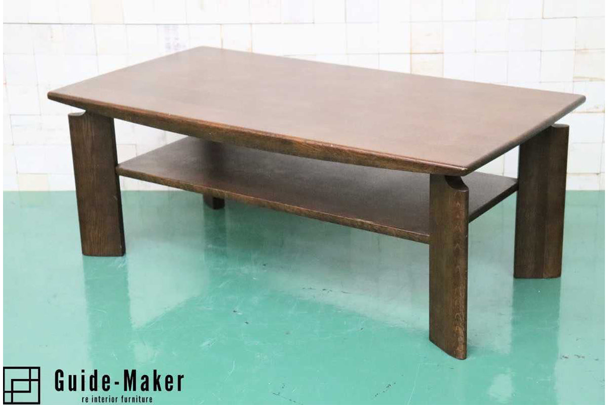 GMFN129○karimoku / カリモク TU3910 リビングテーブル センターテーブル コーヒーテーブル オーク材 国産家具 定価約10万