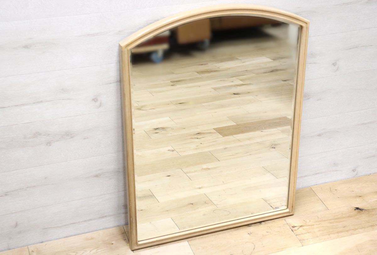 GMET380F○壁掛けミラー ウォールミラー 鏡 姿見 シンプルモダン 木製フレーム 大型ミラー オーク材 US クラシック 検)ドレクセル DREXEL