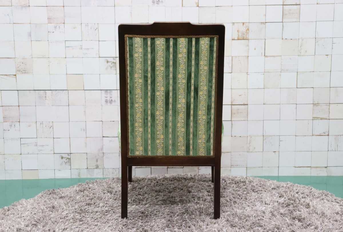 GMFH63○メープル不二屋 ダイニングチェア チェア 椅子 ファブリック ヨーロピアン 神戸洋家具 定価約10万