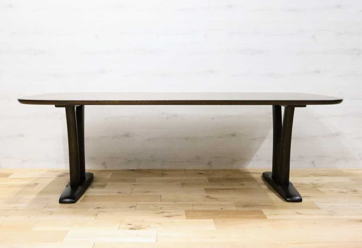 GMFK92○ibata / イバタインテリア ダイニングテーブル 食卓テーブル 作業台 楢材 机 飛騨家具 展示品