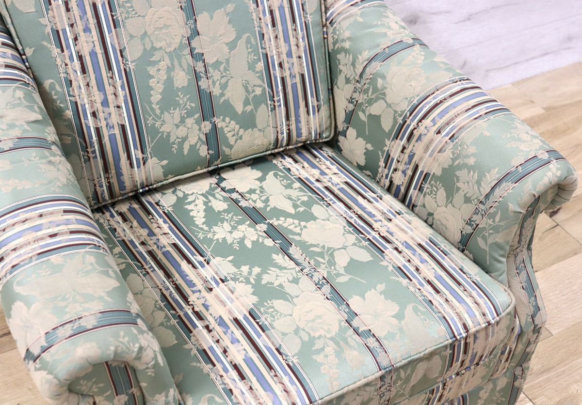 GMFN182○domani / ドマーニ カリモク最高峰 1人掛けソファ シングルソファ アームチェア ラウンジチェア ファブリック 応接 国産家具