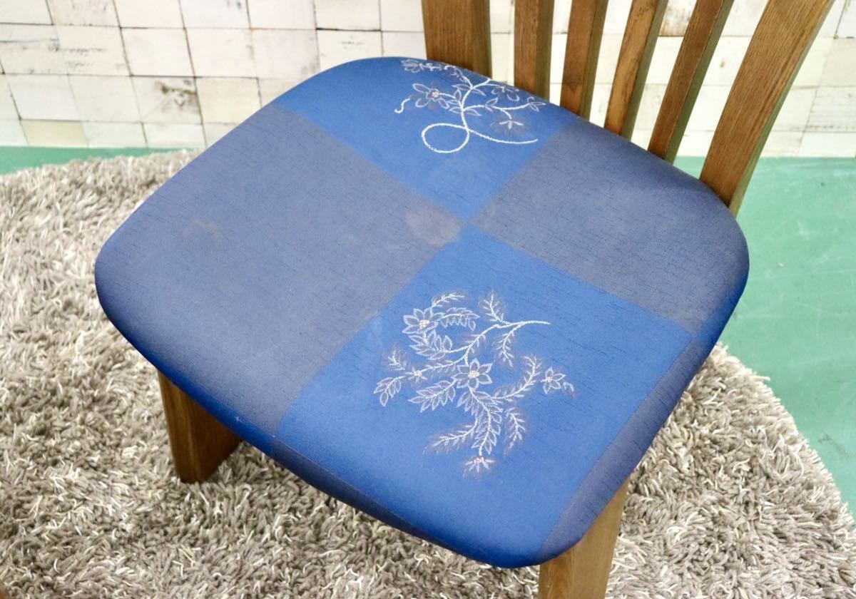 GMFT50B○shirakawa / シラカワ 和魂チェア S-670 ダイニングチェア アームレス 椅子 楢材 コキハナダ ファブリック 2脚セット 定価約19万