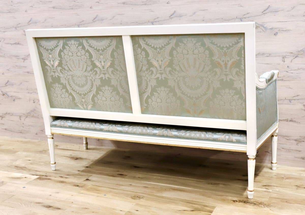 GMFH308○SevenSedie / セブンセディエ 2人掛けソファ ラブソファ 長椅子 ファブリック イタリア クラシック エレガント 輸入家具 展示品