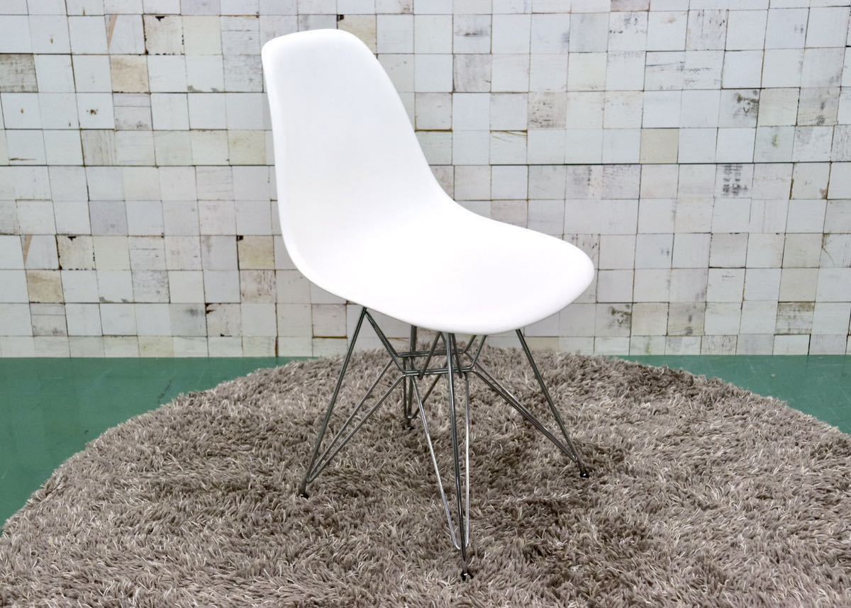 GMFK482A○HermanMiller / ハーマンミラー Eames Plastic Chair イームズプラスチックチェア サイドシェルチェア ホワイト 定価約5.3万