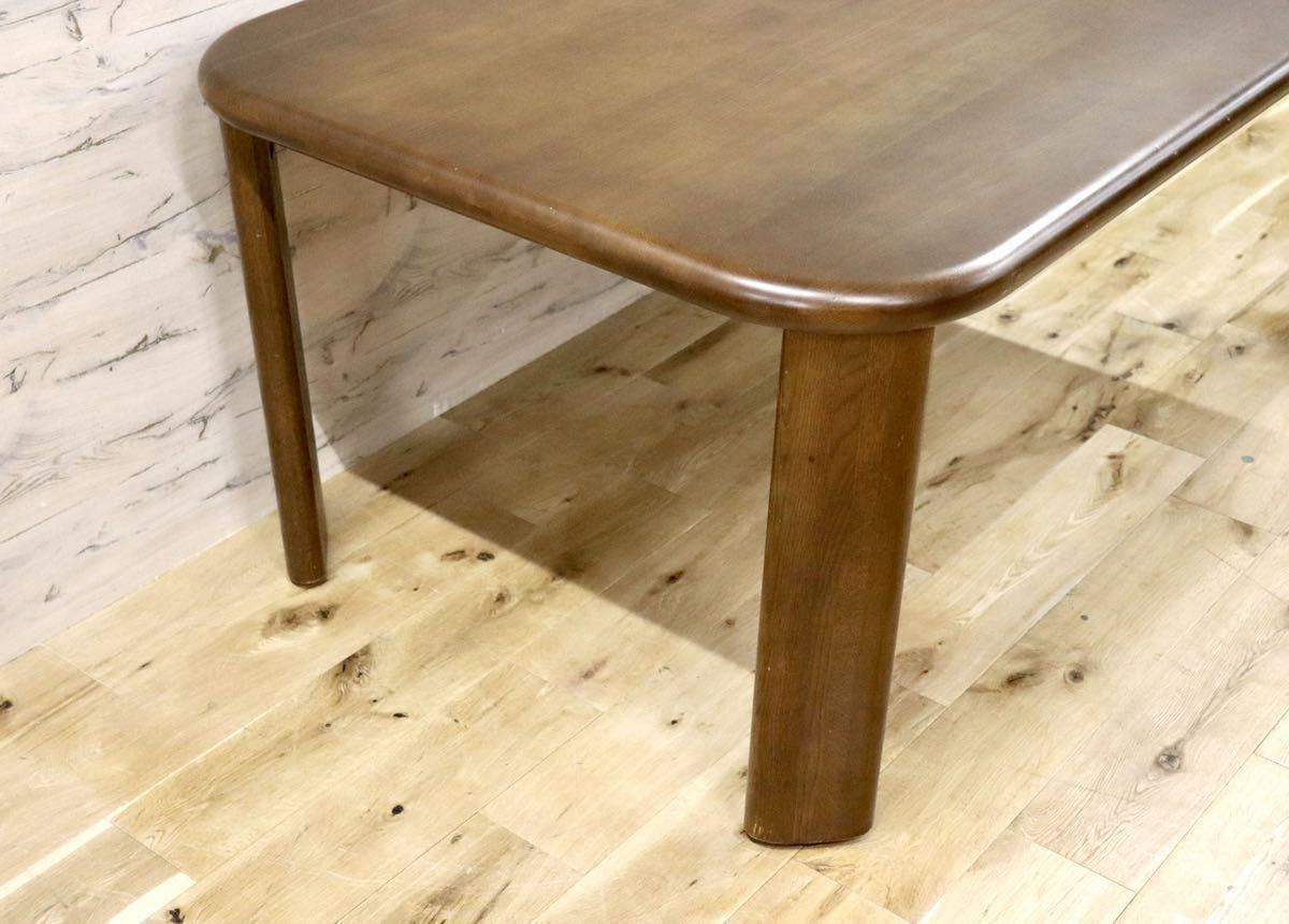 GMFF52○飛騨産業 / HIDA キツツキ ダイニングテーブル 食卓テーブル 作業台 テーブル 机 楢材 無垢 国産家具 アンティーク