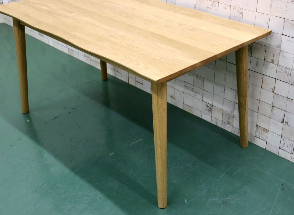 GMFK495○関家具 DT140 木の葉 KONOHA TABLE ダイニングテーブル 食卓テーブル 作業台 ナチュラル 北欧スタイル 大川家具 展示品