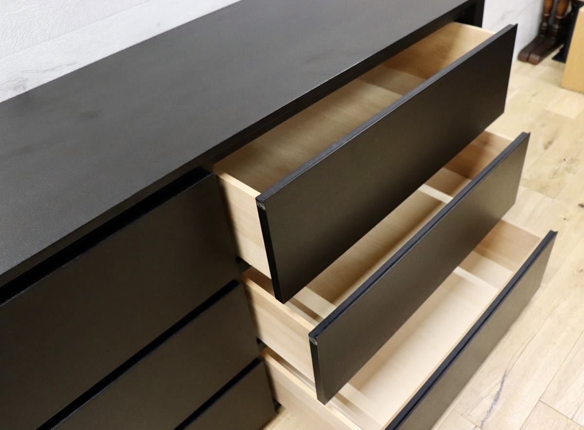 GMFN80○MATUNAGA Furniture / 松永家具 3段チェスト チェスト サイドボード リビングボード 整理タンス 収納家具 モダン 展示品