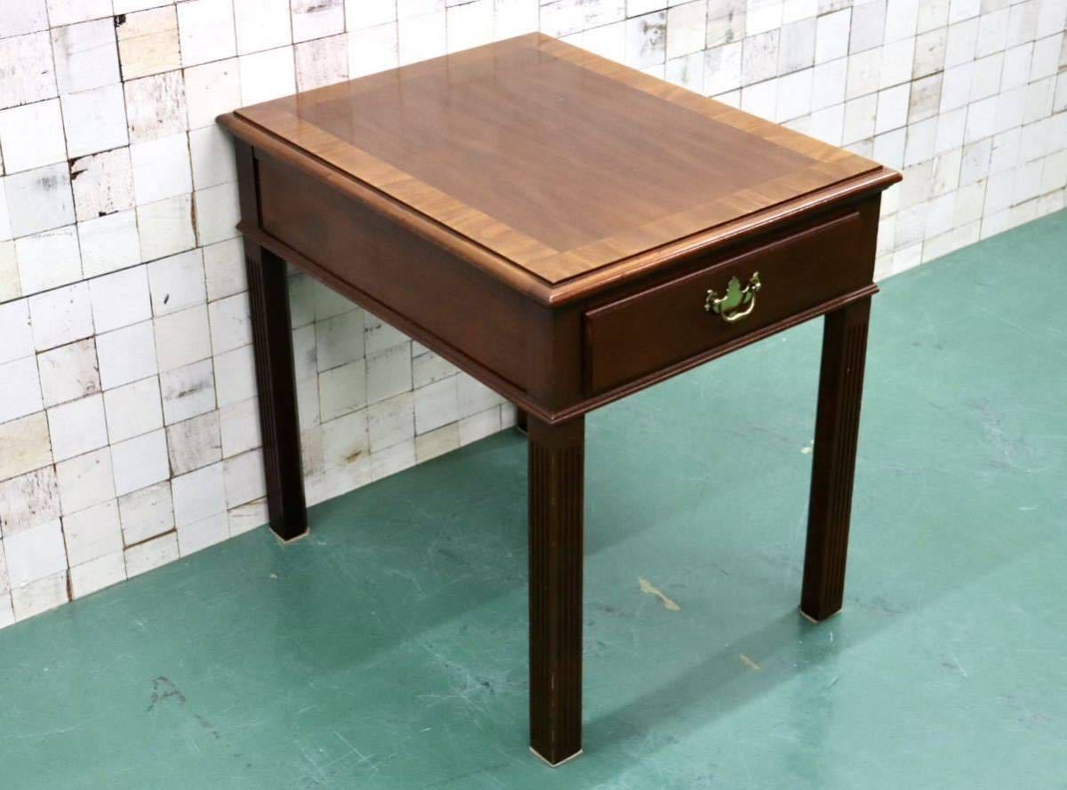 GMFF74○HICKORY CHAIR / ヒッコリーチェア コンソールテーブル サイドテーブル リビングテーブル 花台 デスク ヴィンテージ IDC大塚家具