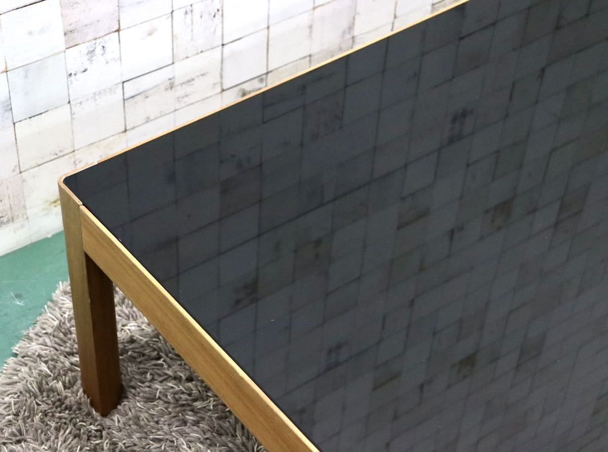 GMFT278○ACTUS / アクタス DALLA ダラ センターテーブル リビングテーブル ローテーブル ブラックガラス