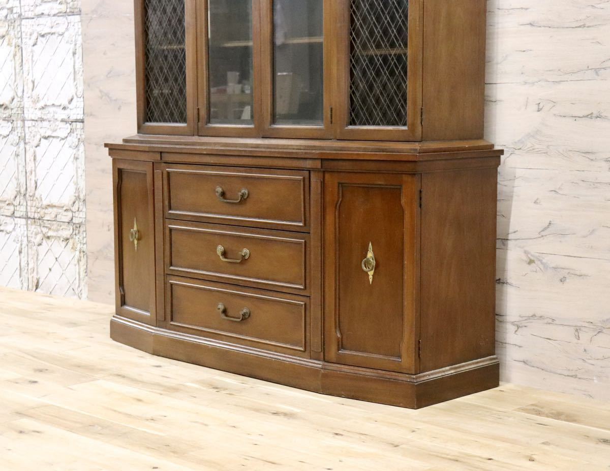 GMFS188○DREXEL HERITAGE / ドレクセルヘリテイジ Triune トライユン チャイナキャビネット 食器棚 カップボード 定価約89万