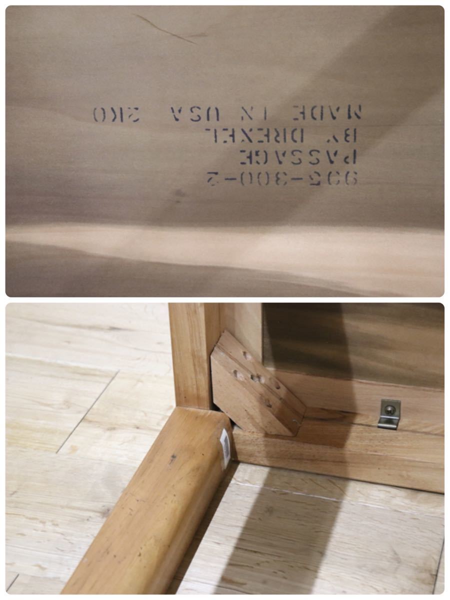 gmch197C ○ DREXEL HERITAGE / ドレクセルヘリテイジ Passage エンドテーブル サイドテーブル 花台 コンソール アメリカ アンティーク