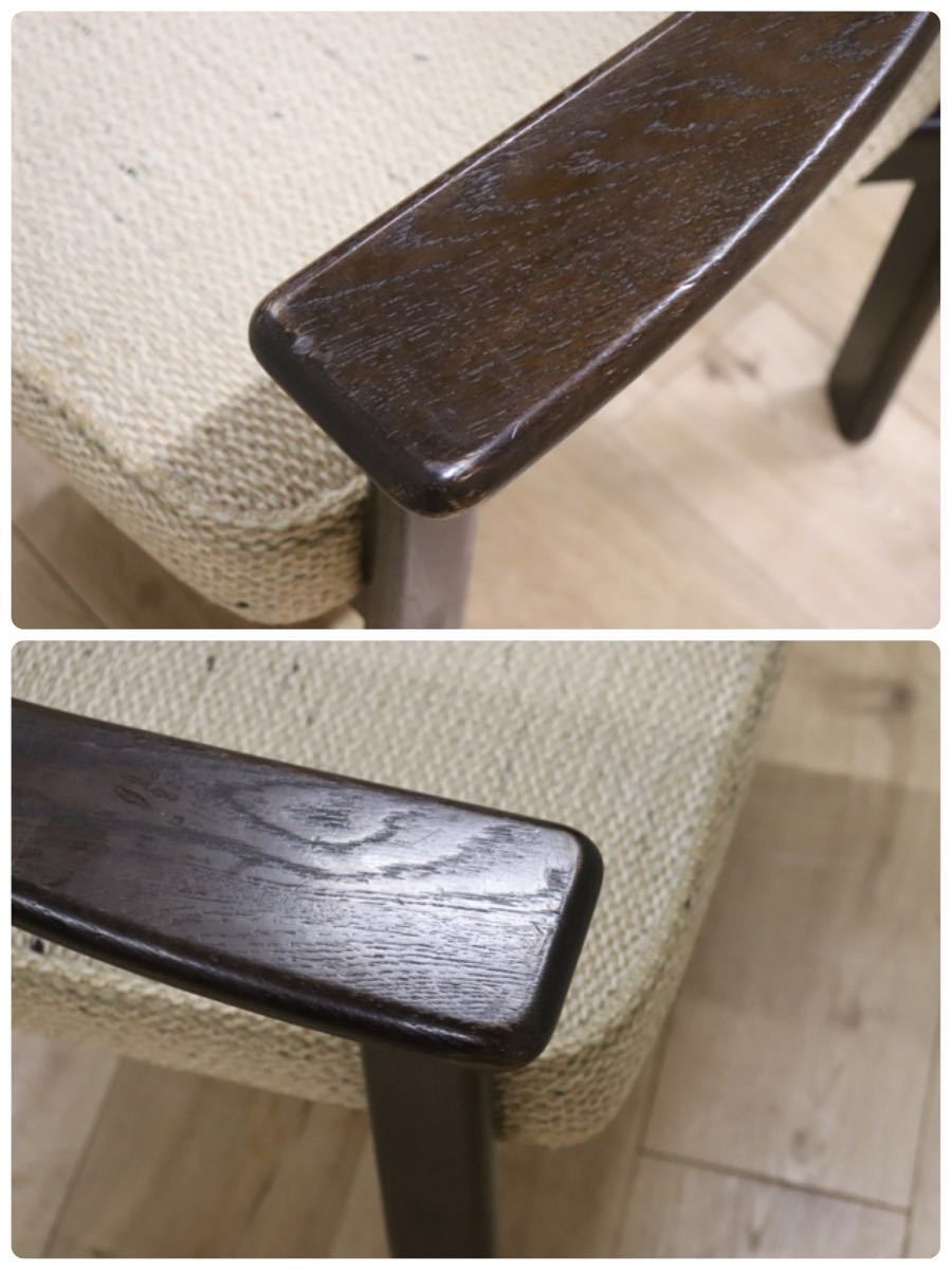 gmcn16B ○ Hock / ホック CONDE HOUSE カンディハウス インテリアセンター アームチェア ラウンジチェア ヴィンテージ 椅子 レトロ 希少