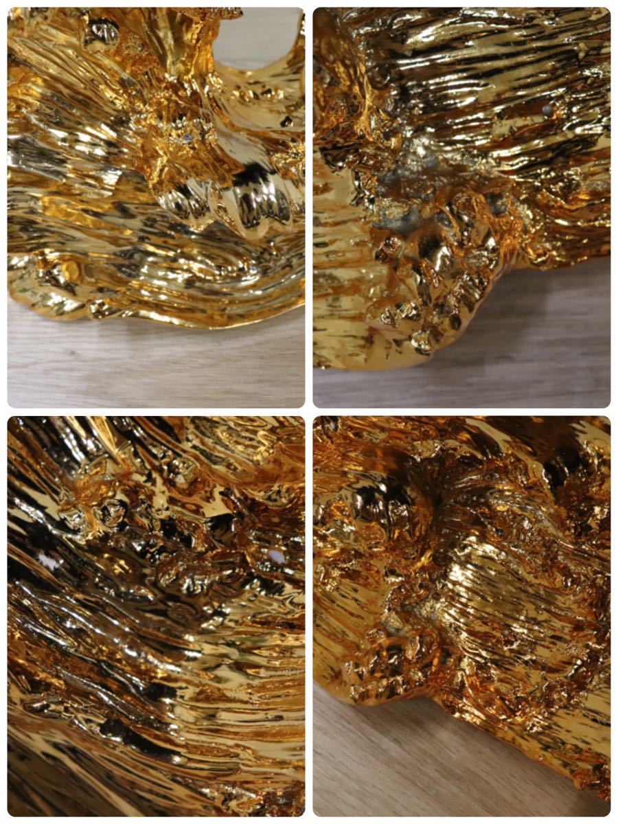 GMDTN31E ○ 飯田商事 iida 置物 馬 樹脂製 ブラック&金色 インテリア オブジェ 輸入雑貨