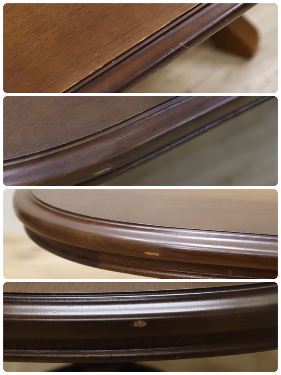 GMEK232○飛騨産業 / HIDA キツツキマーク センターテーブル リビングテーブル 無垢材 応接 机 ビンテージ カントリー