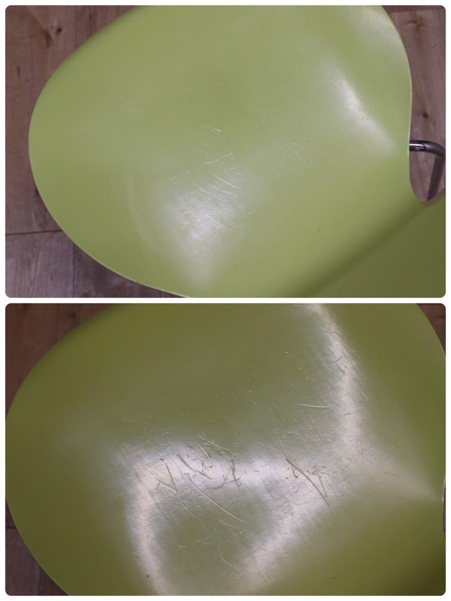 GMEH83○Fritz Hansen フリッツ ハンセン セブンチェア 4脚セット ライム 廃番カラー 北欧 デンマーク アルネヤコブセン 定価31.5万