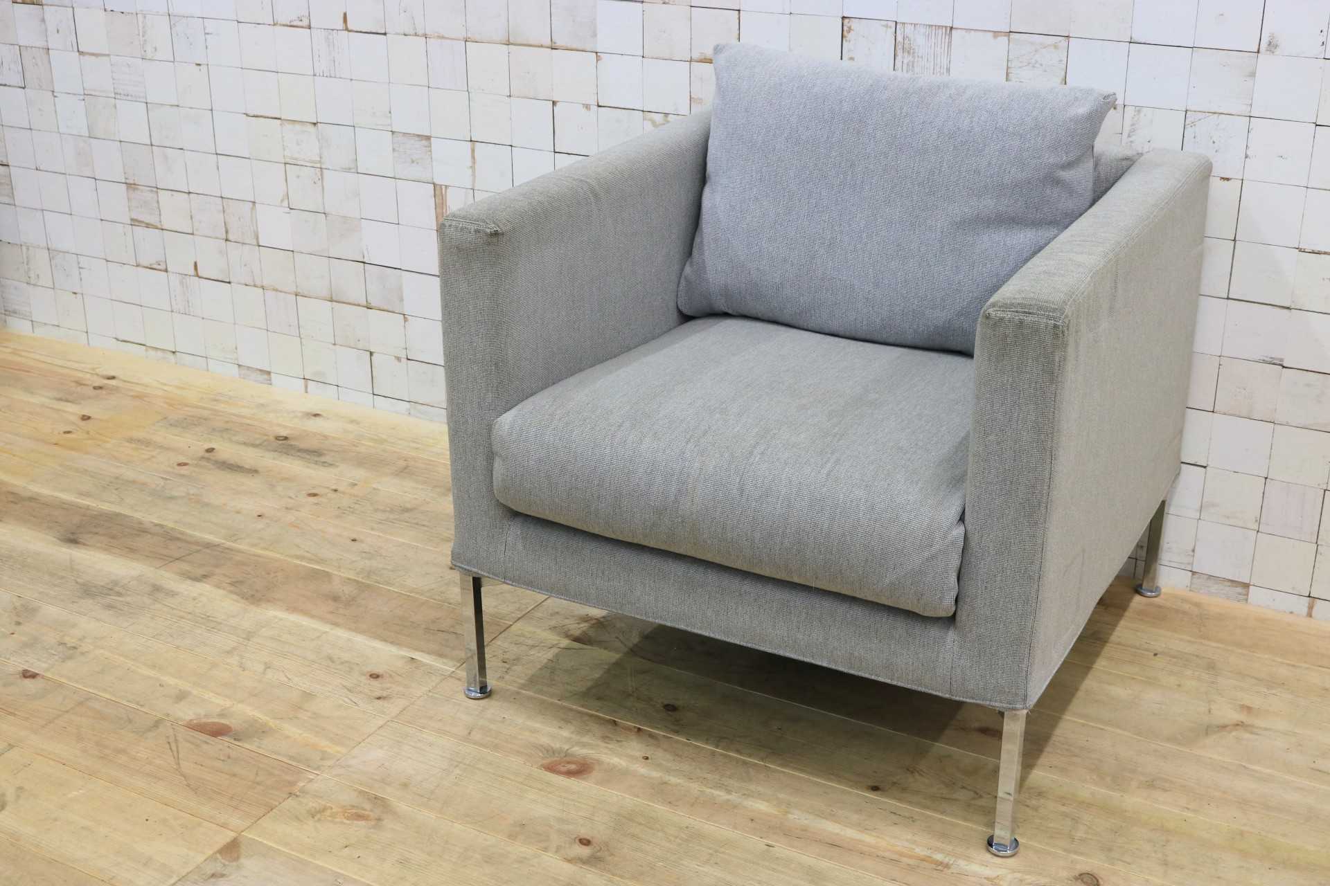 GMHK779F○cassina ixc / カッシーナイクスシー ピエロ・リッソーニ ボックスソファ 1P 1人掛けソファ シングルソファ ファブリック 約23万