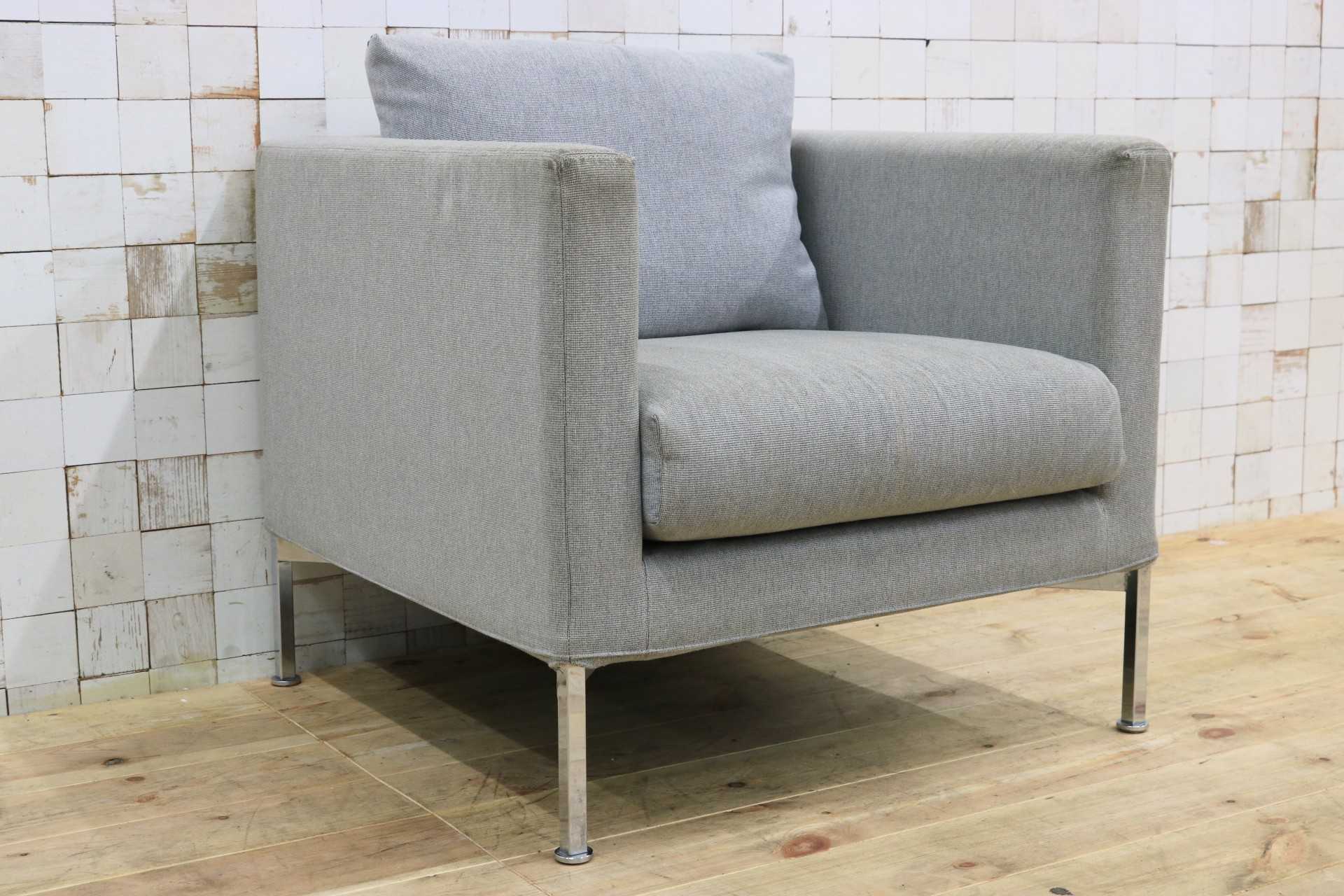 GMHK779F○cassina ixc / カッシーナイクスシー ピエロ・リッソーニ ボックスソファ 1P 1人掛けソファ シングルソファ ファブリック 約23万