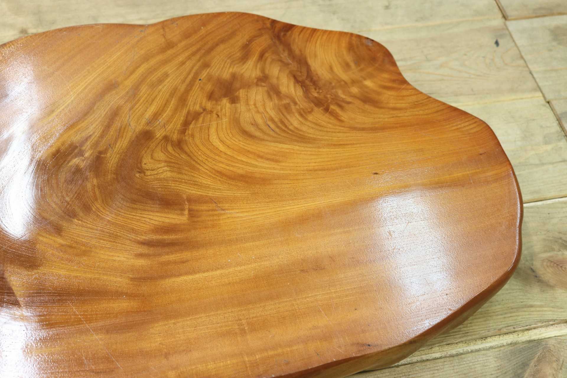 GMIK483◯髙原銘木工芸 花台 飾り台 置物台 盆栽台 天然木 無垢材 床の間 和風 木製 国産 工芸品