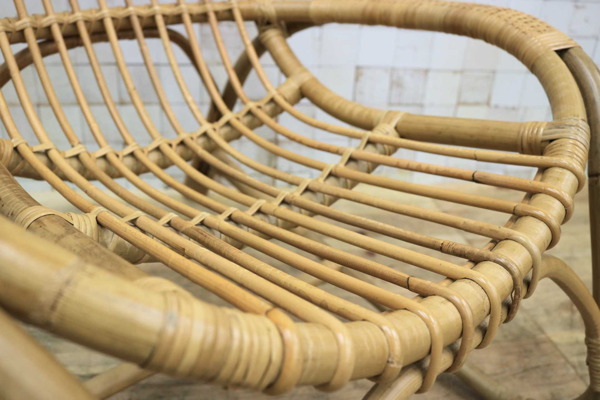 GMIK552◯unico / ウニコ WEAVA ウィーバ ラウンジチェア ラタンチェア ハイバックチェア 椅子 インテリア 北欧スタイル